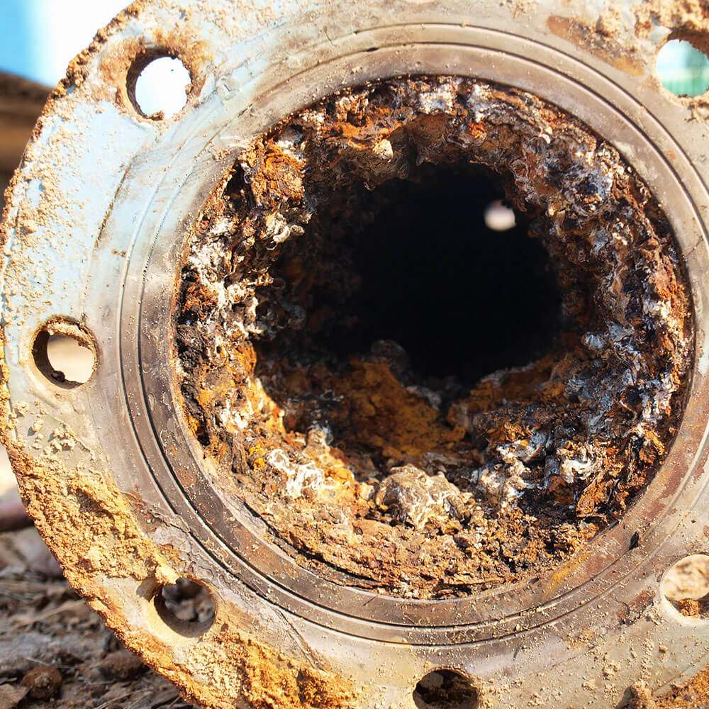corrode water pipe